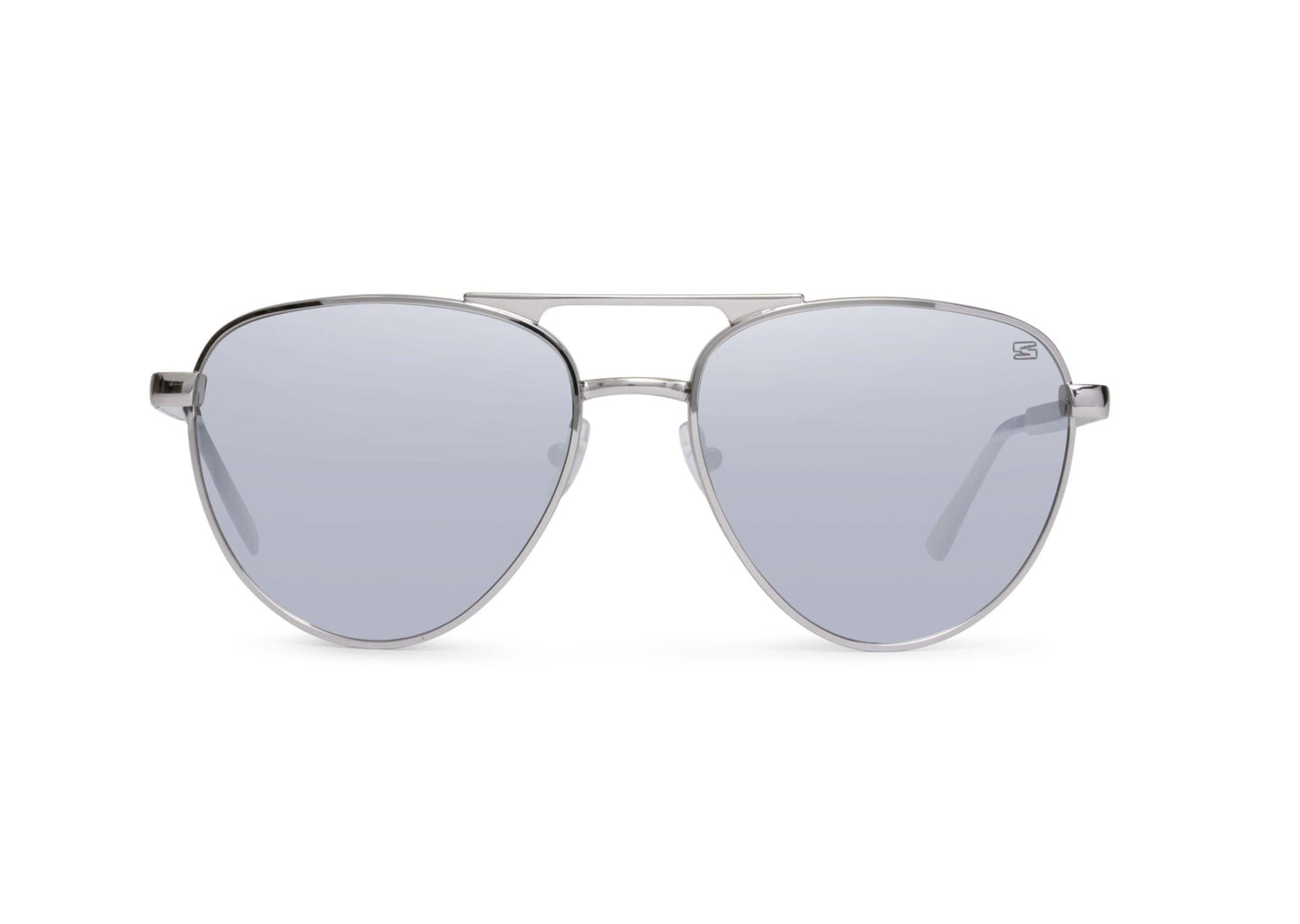 Dara Aviator Chrome Silver Gloss Plating