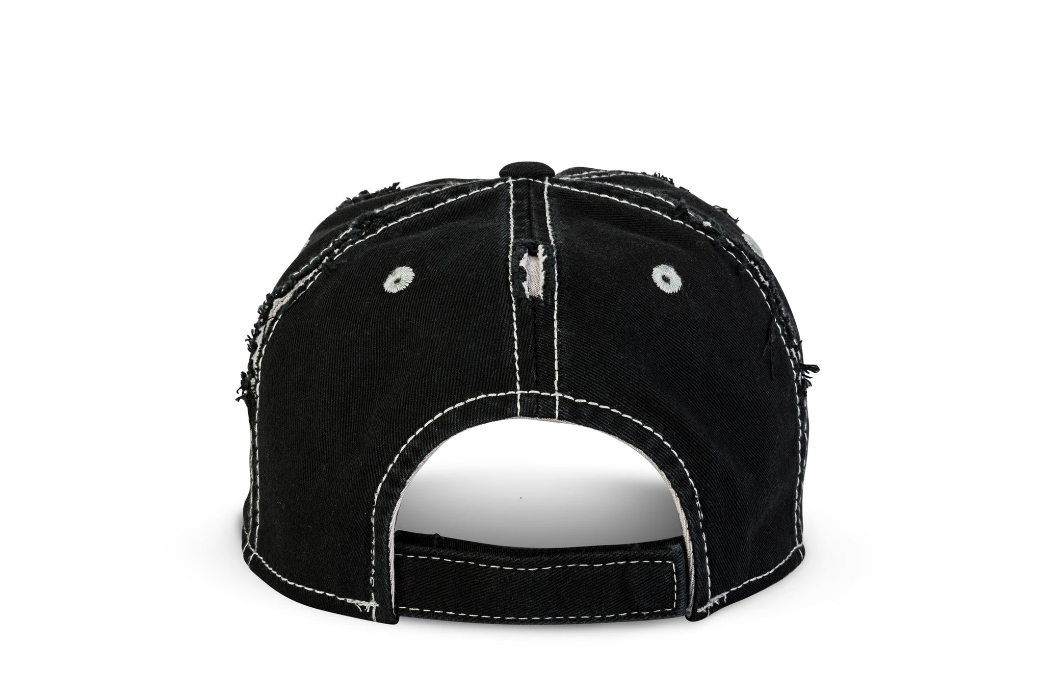 Skeleton Optics Torn Trucker Hat