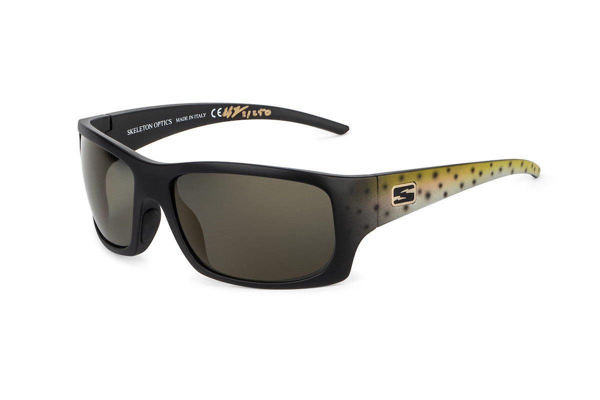 Outlaw | Skeleton Optics Sunglasses | Bronze Zeiss Polarized Lenses | Rainbow Trout Limited Edition | Fishing Sunglasses | Hunting Sunglasses
